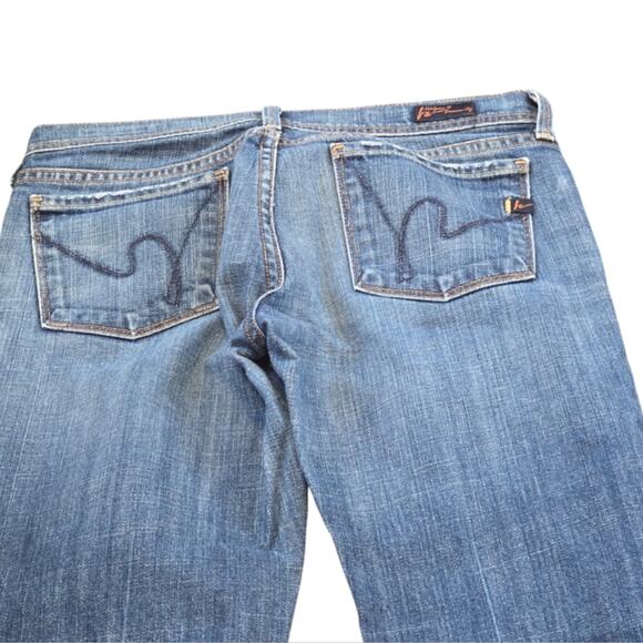 COH Citizens of Humanity Ingrid #002 Stretch Low Waist Flare Jeans Size 27 - Picture 3 of 12